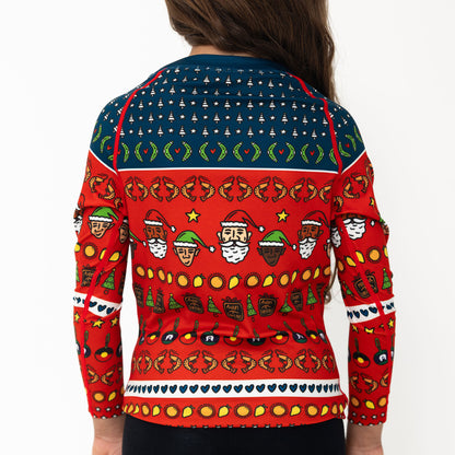 Kid's Long Sleeve Rash Vest, Murri Christmas!