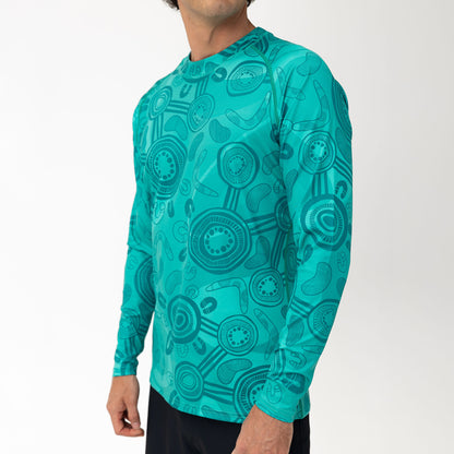 Standard Long Sleeve Rash Vest, Ninti Pulka