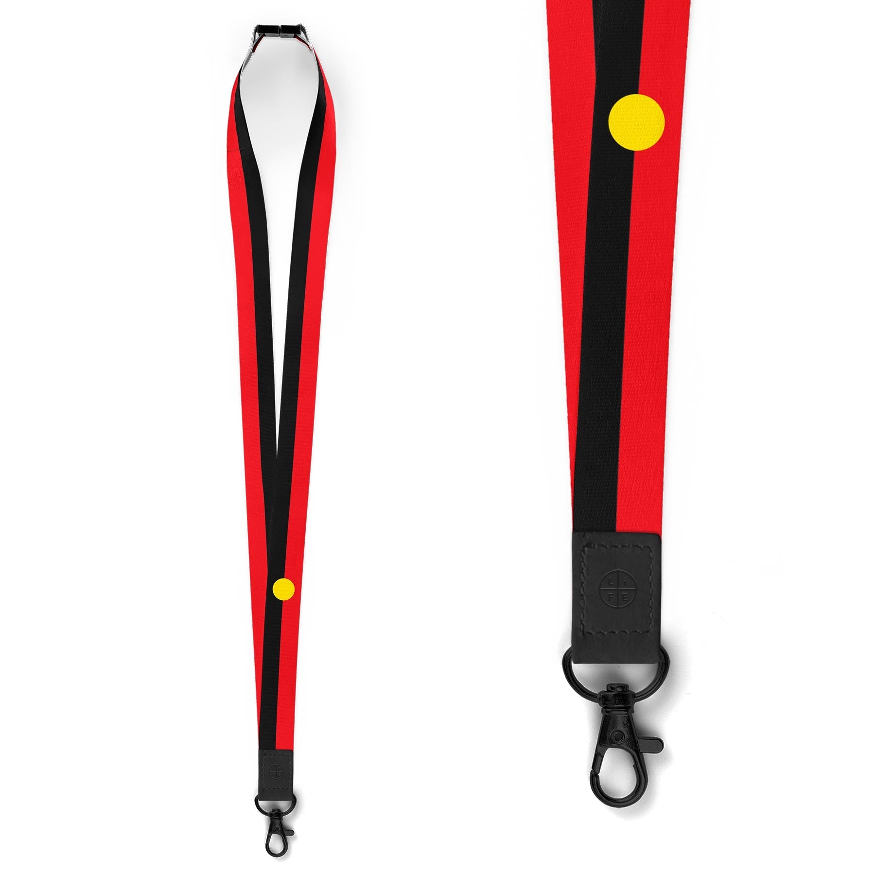 Luxe Lanyard, The Aboriginal Flag