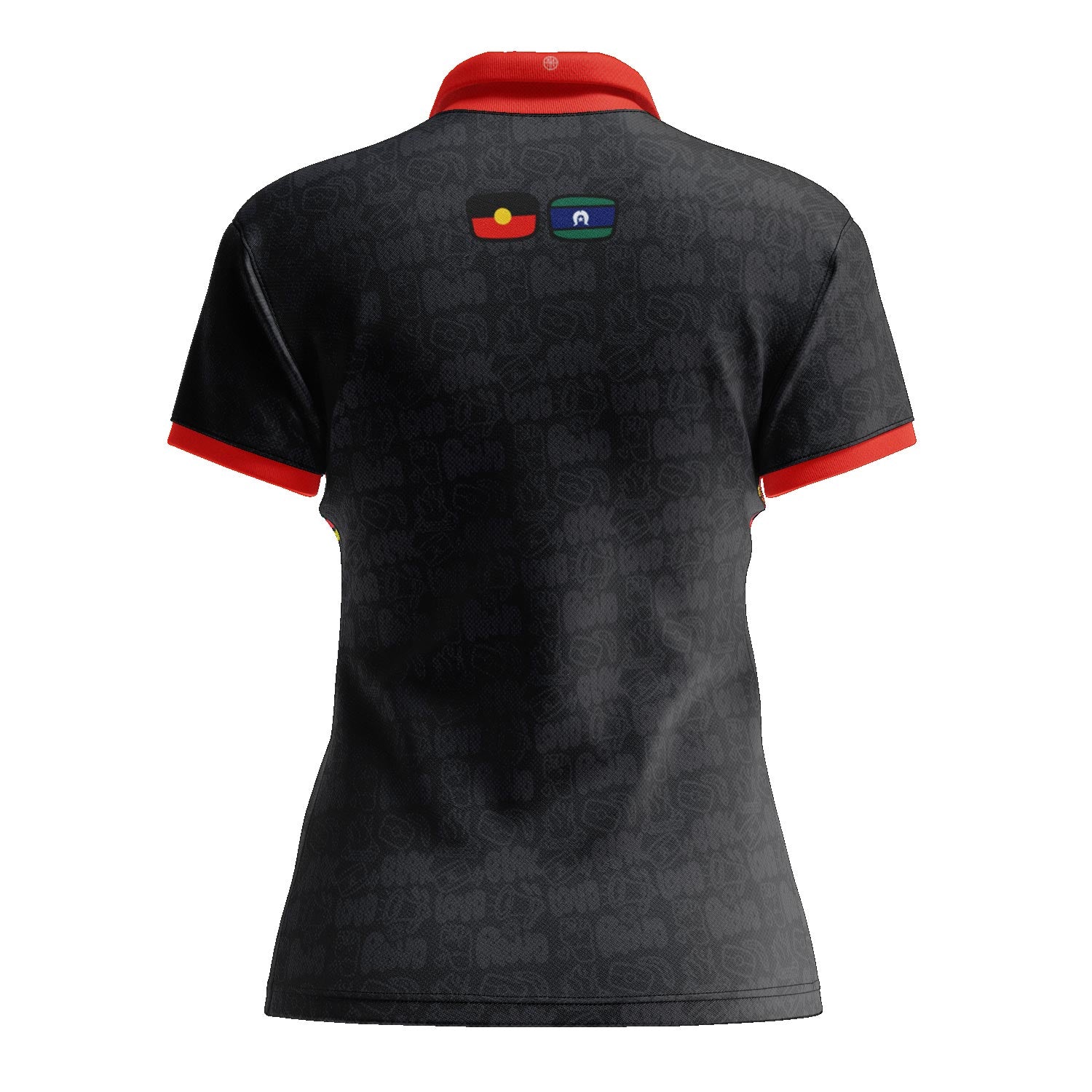 Fitted Polo, Blak, Loud and Proud - NAIDOC 2024
