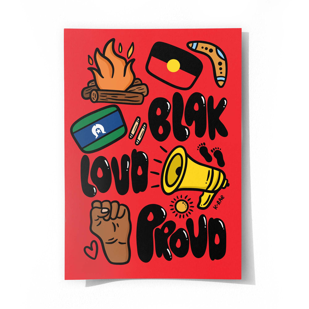 Polo Blak Loud And Proud NAIDOC 2024 Authentic Aboriginal Artwork naidoc-2024-colouring-in-sheet-wrlc-arts