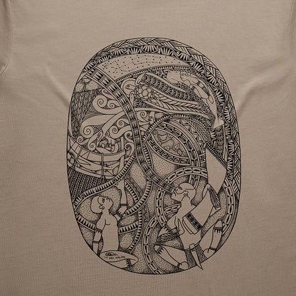 SALE - T-shirt, Kaikazi Ia (oyster)