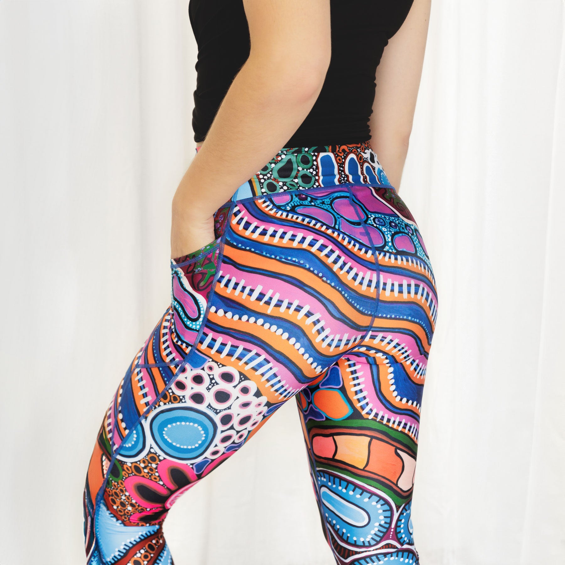 Aboriginal print shop leggings