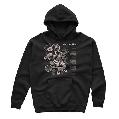SALE - Premium Cotton Hoodie, Ninti Pulka - NAIDOC 2025 (black, S)
