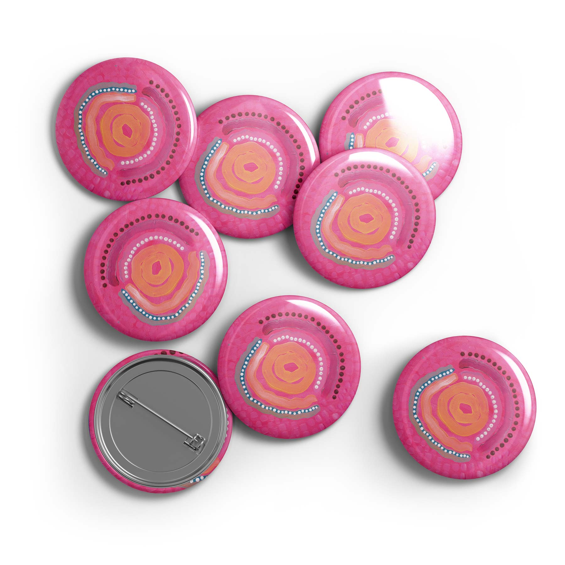 Button Badge, Connections