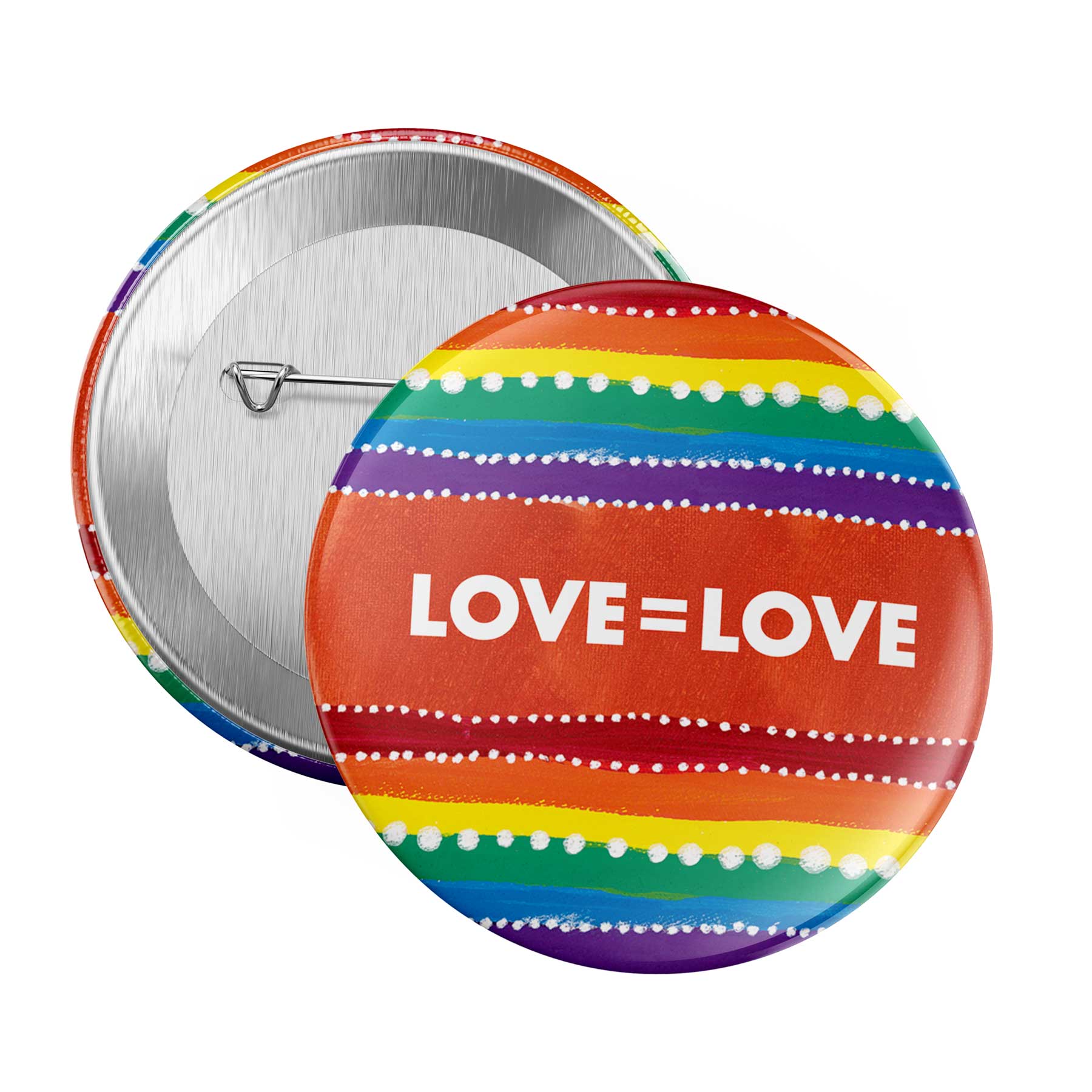 Button Badge, Love = Love