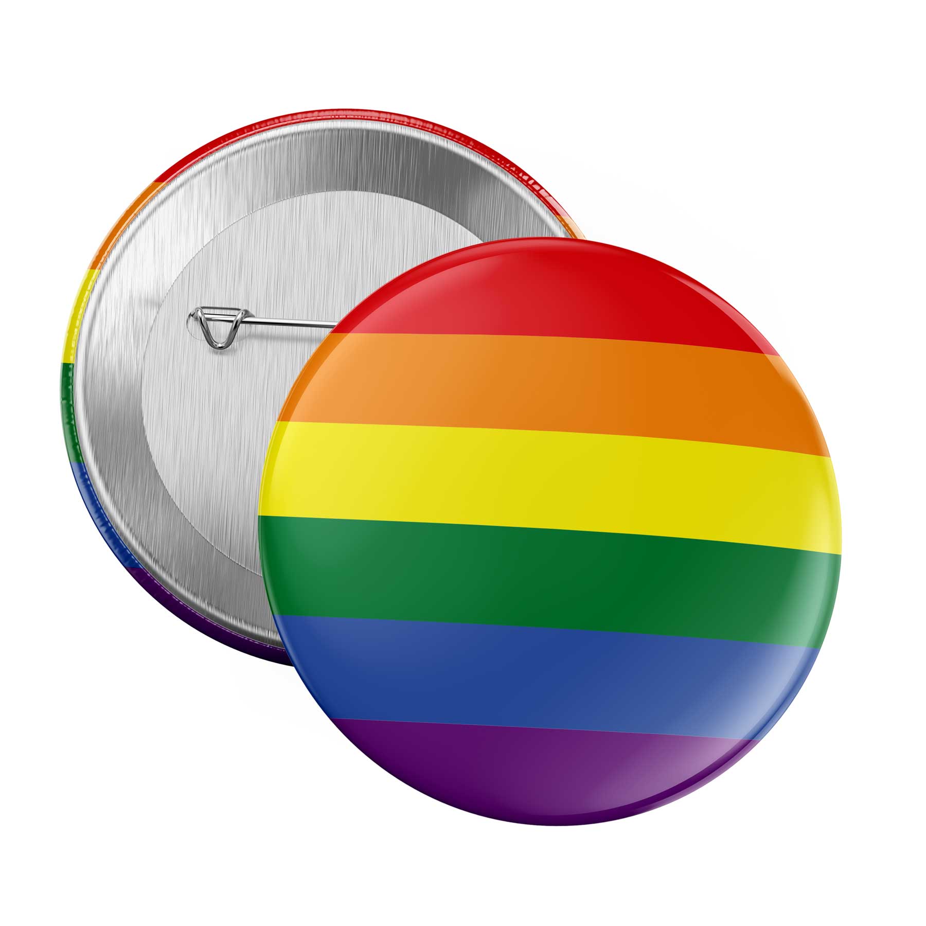 Button Badge, The Pride Flag