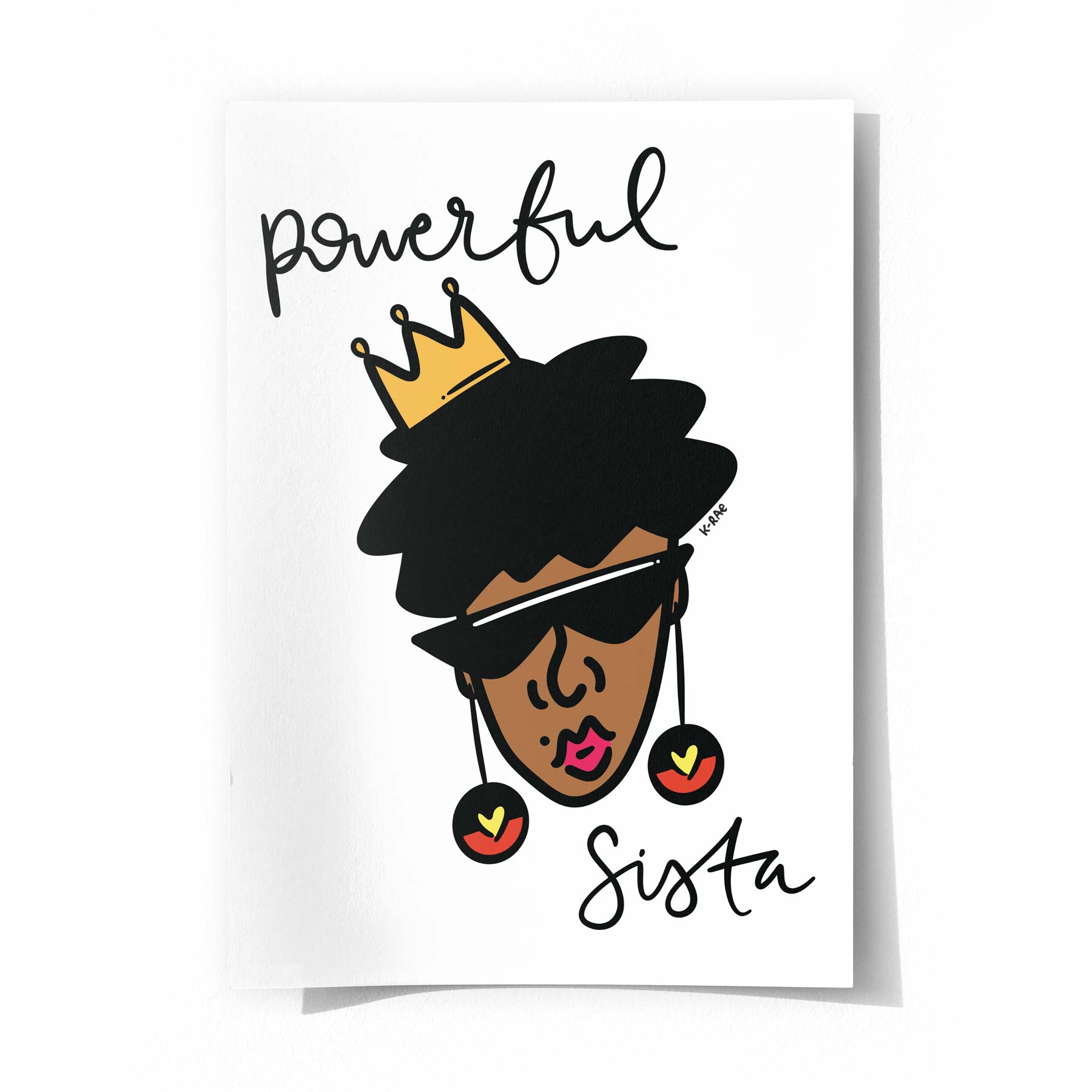 Wall Poster, Powerful Sista