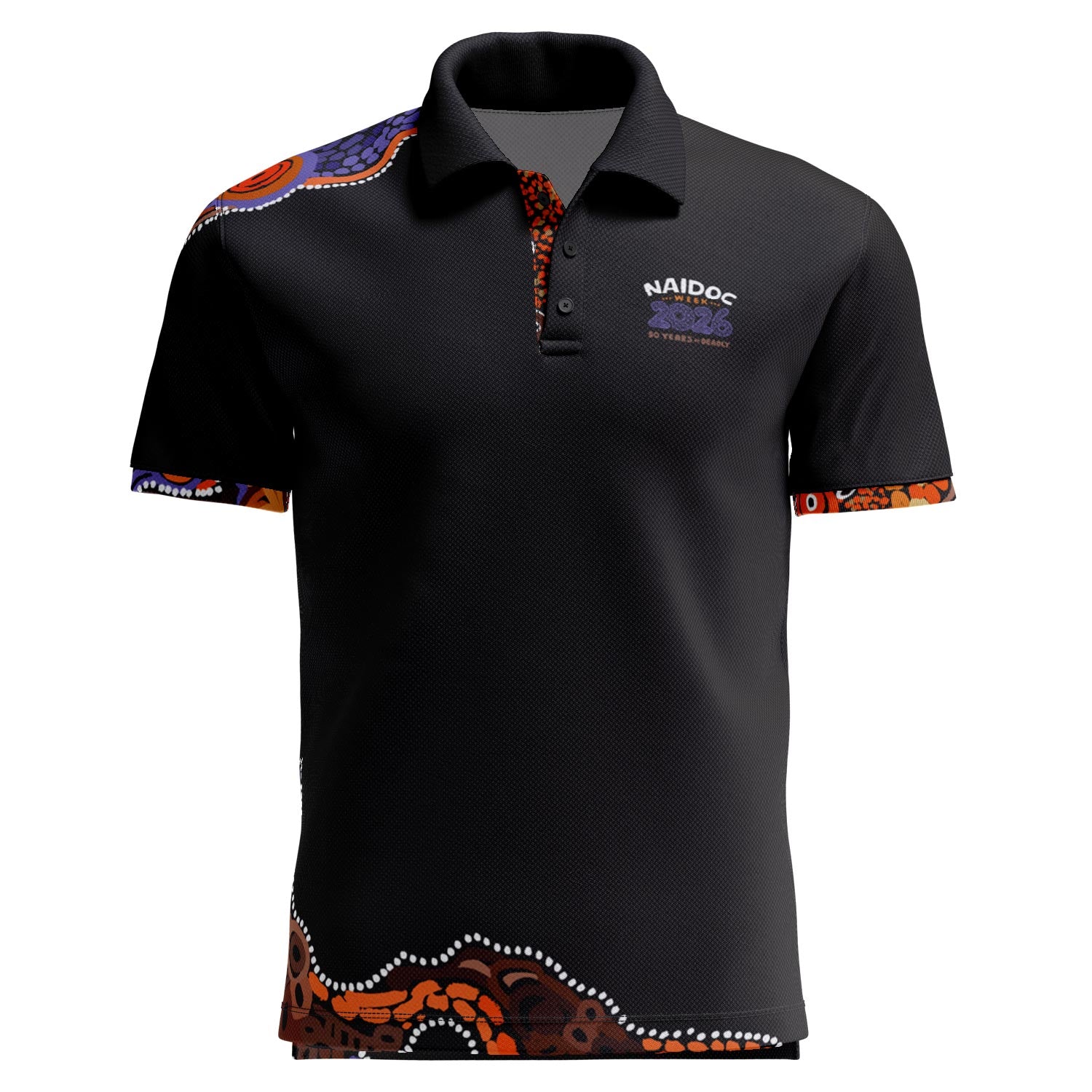 Connections To Country (Accent) Standard Polo Shirt - NAIDOC 2026