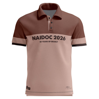 Connections To Country (Studio) Bamboo Polo Shirt - NAIDOC 2026