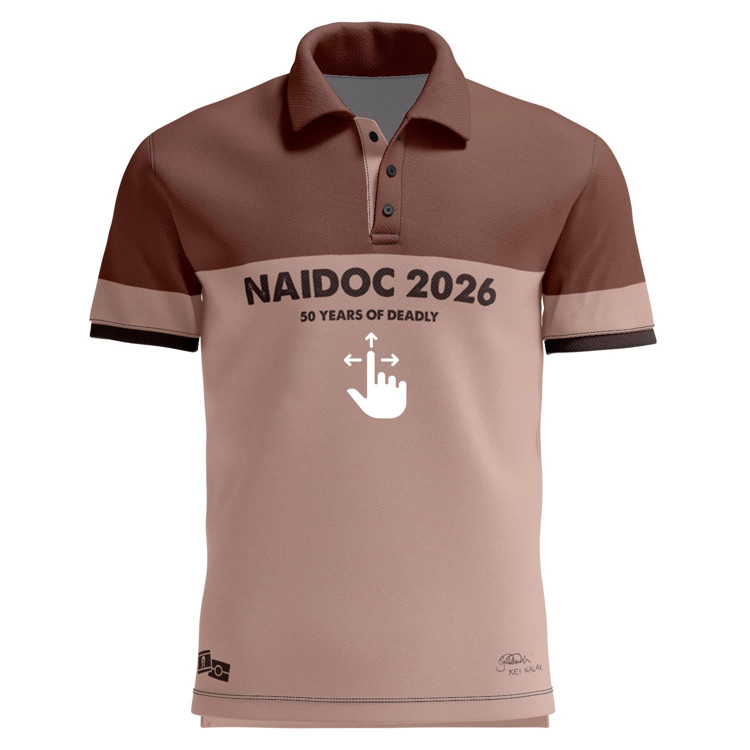 Connections To Country (Studio) Bamboo Polo Shirt - NAIDOC 2026