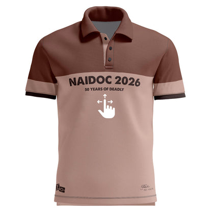 Connections To Country (Studio) Bamboo Polo Shirt - NAIDOC 2026