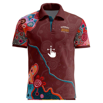 Fire, Water and Country (Core) Standard Polo Shirt - NAIDOC 2026
