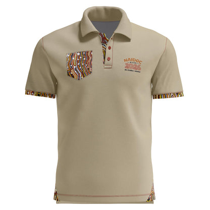 Minyi Puru (Accent) Standard Polo Shirt - NAIDOC 2026