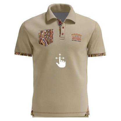 Minyi Puru (Accent) Standard Polo Shirt - NAIDOC 2026