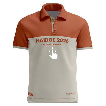 Minyi Puru (Studio) Bamboo Polo Shirt - NAIDOC 2026