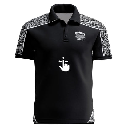 My Warr (Fusion) Cotton Polo Shirt - NAIDOC 2026