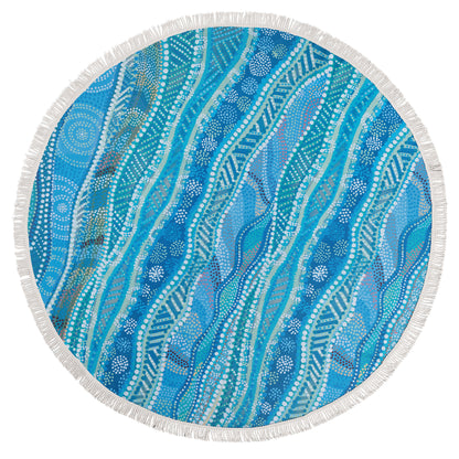 Round Beach Towel, Dabil Water Country