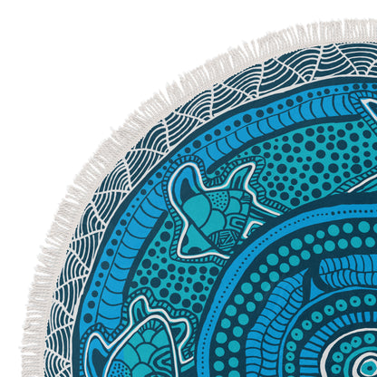Round Beach Towel, Under The Garuwa