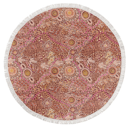 Round Beach Towel, Kalkatungu