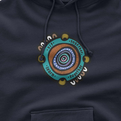 SALE - Growth Premium Cotton Hoodie | navy, small