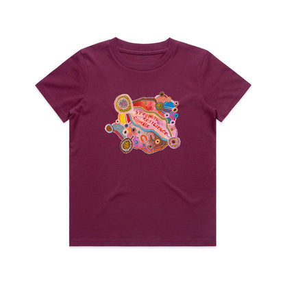 SALE - Strength Of Our Elders Kids Cotton T-shirt | maroon