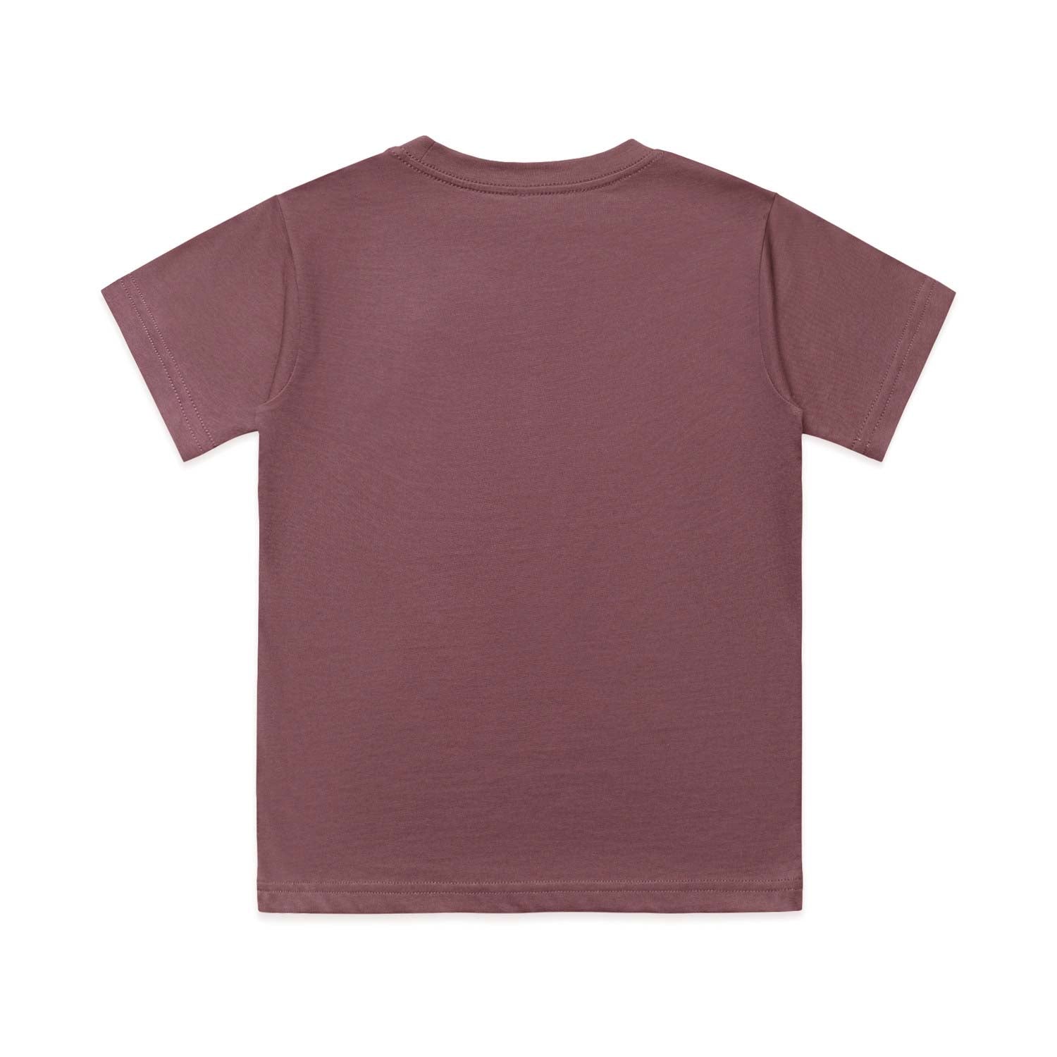SALE - Strength Through Language Kids Cotton T-shirt | washed plum