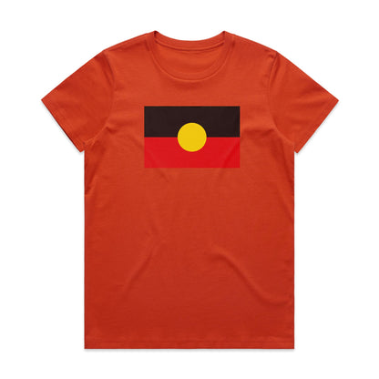 Women's T-shirt, Aboriginal Flag
