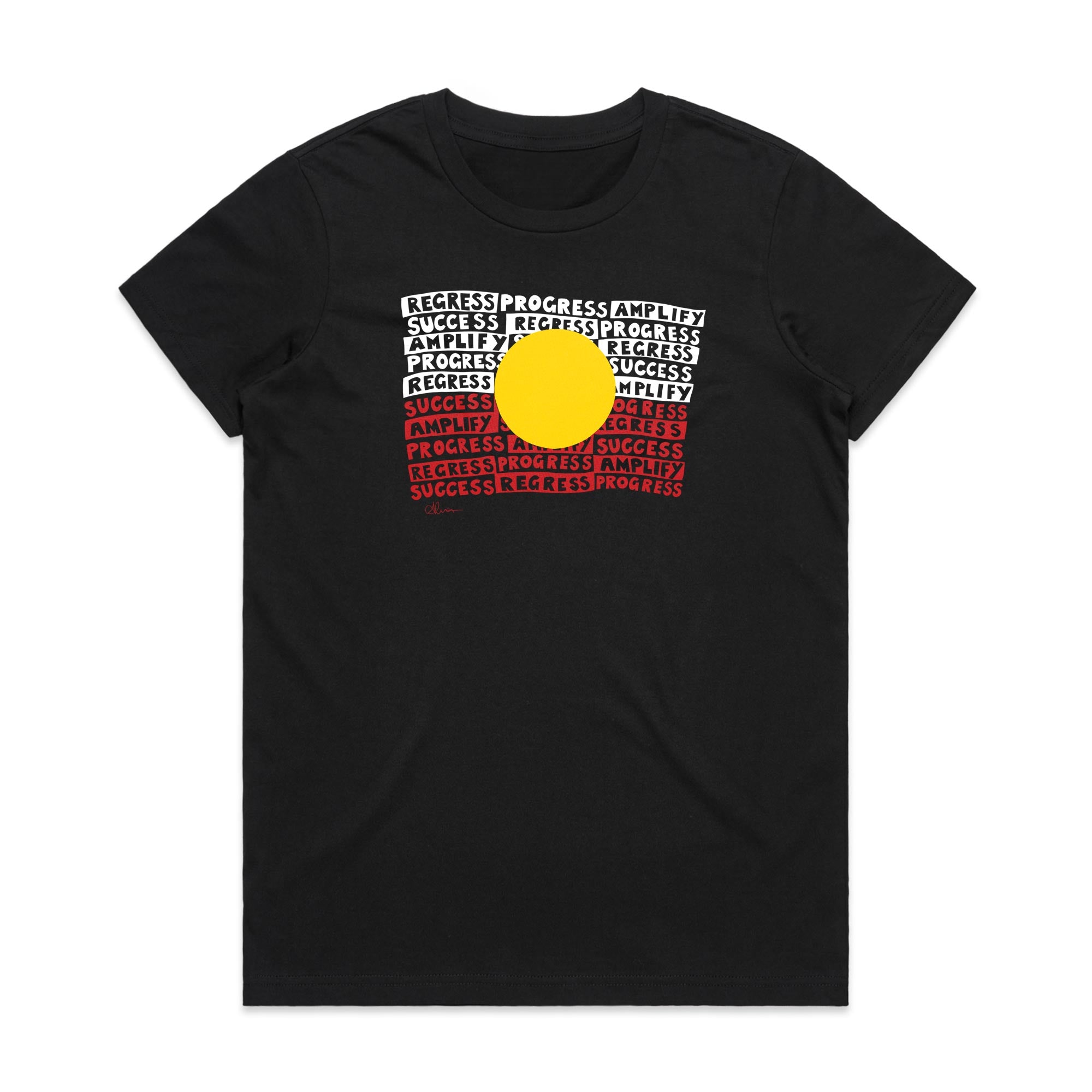 Women's T-shirt, Regress To Progress