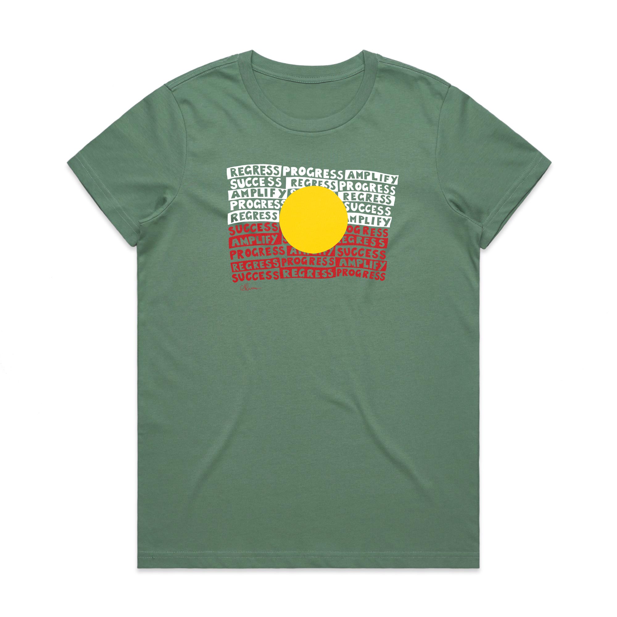 Women's T-shirt, Regress To Progress