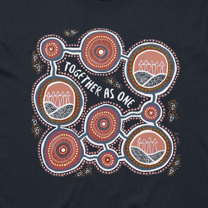 SALE - T-shirt, Together As One (navy blue, 3XL)