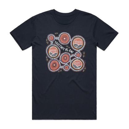 SALE - T-shirt, Together As One (navy blue, 3XL)