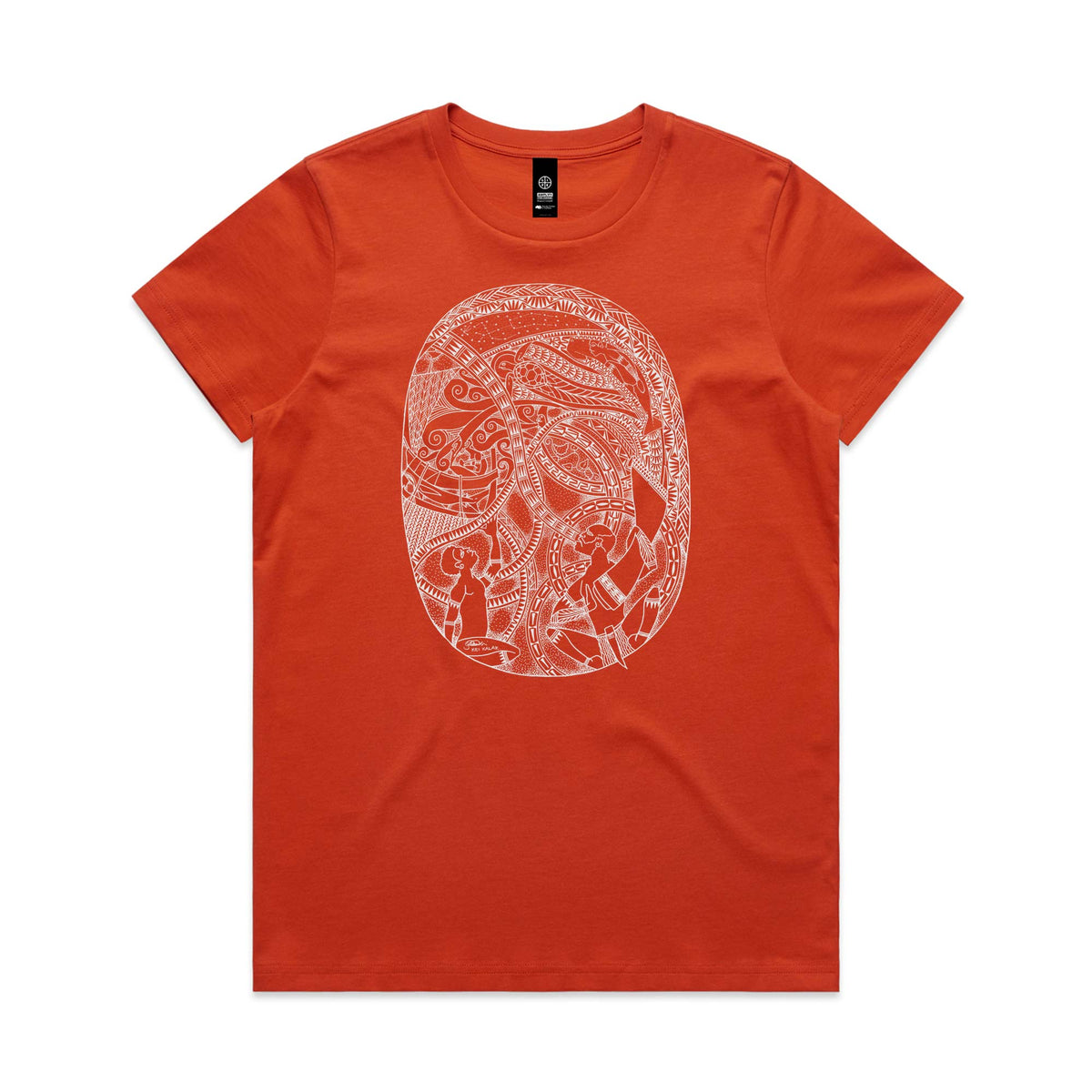 Kaikazi Ia Women's Cotton T-shirt - Autumn