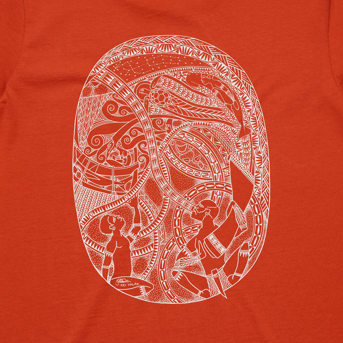Kaikazi Ia Women's Cotton T-shirt - Autumn