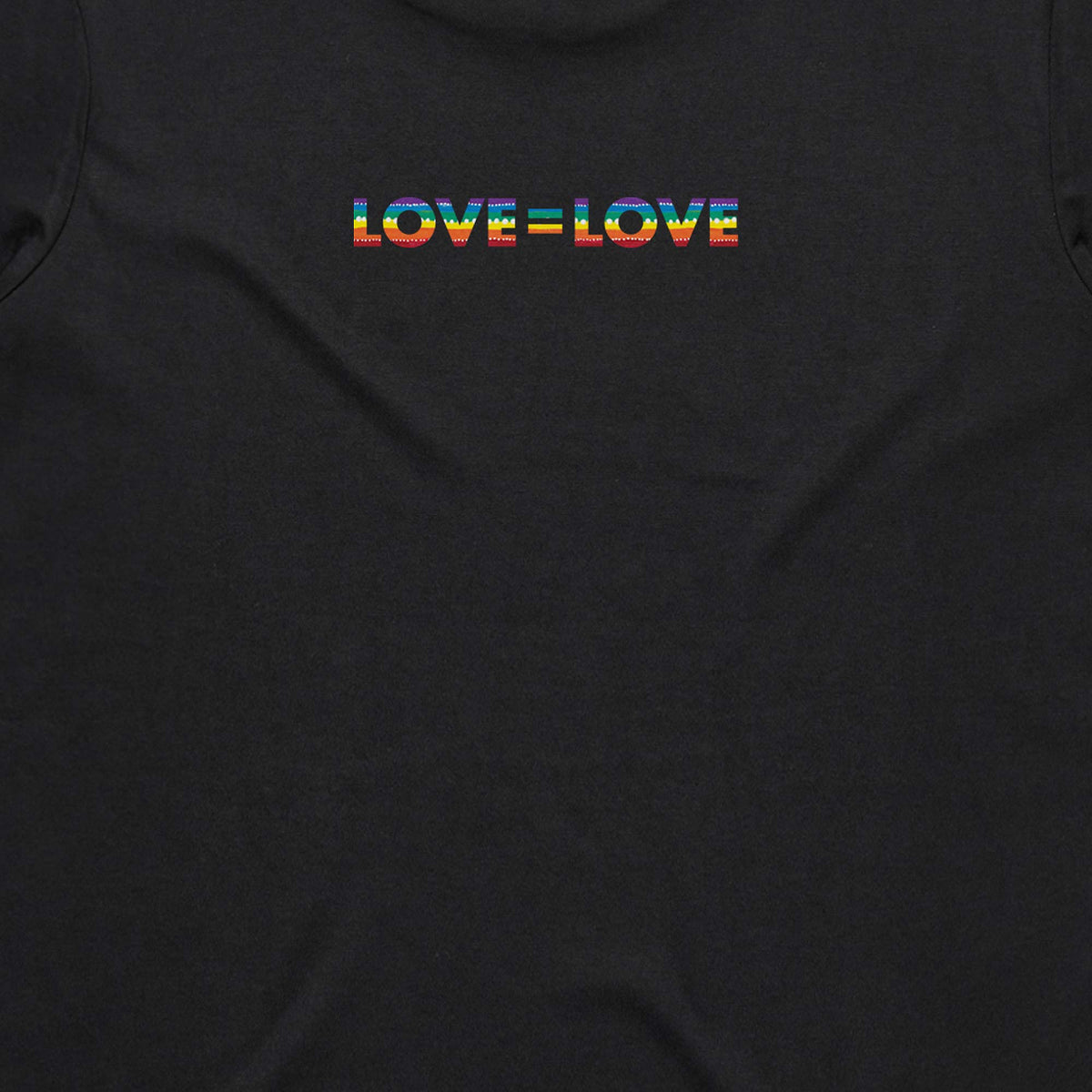 Love Is Love Women's Cotton T-shirt - Black