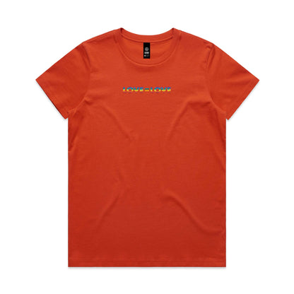 Love Is Love Women's Cotton T-shirt - Autumn